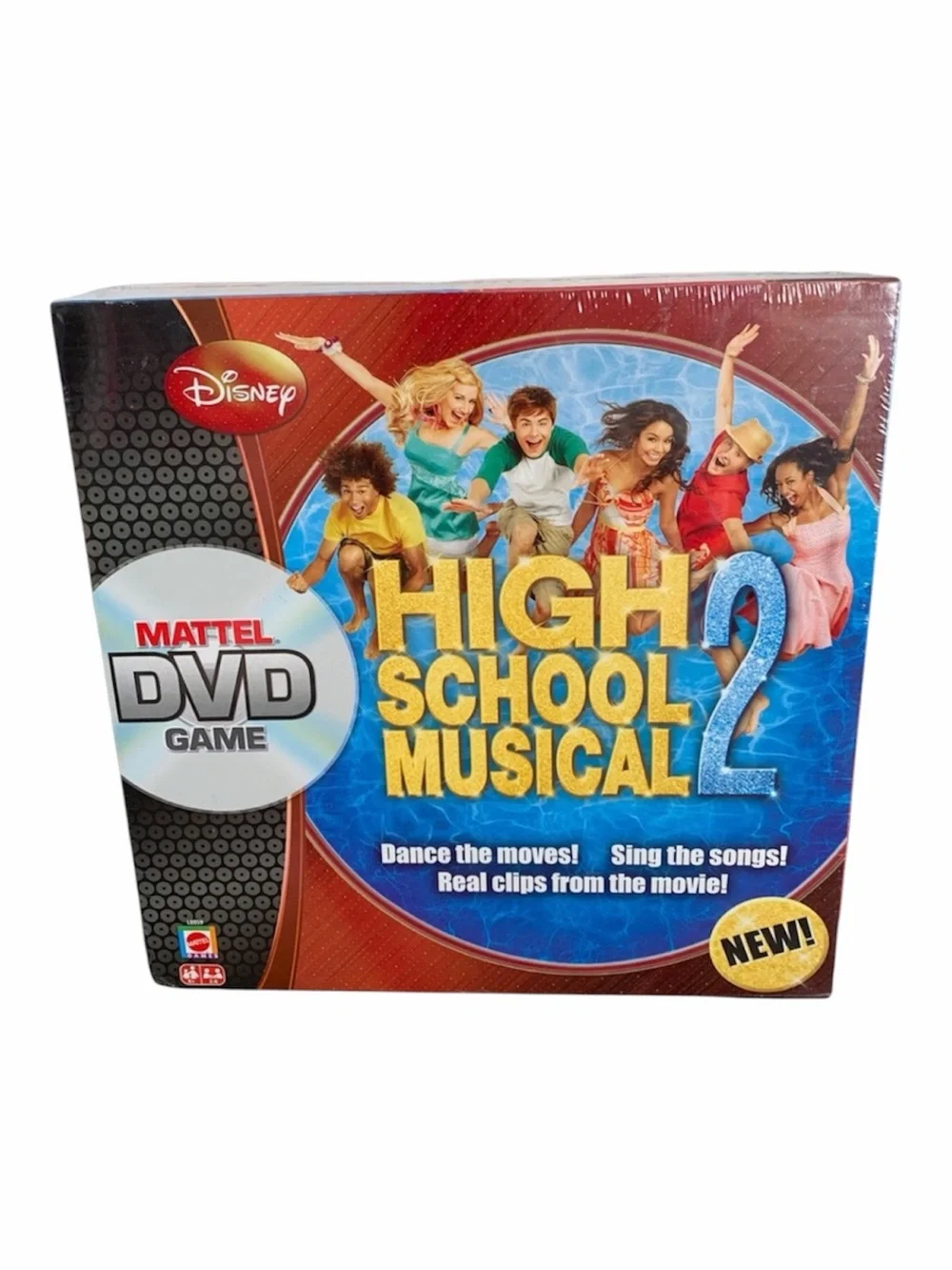 NWT Mattel Y2K Disney High School Musical Game 2 DVDs Sing Dance Board Game 6+